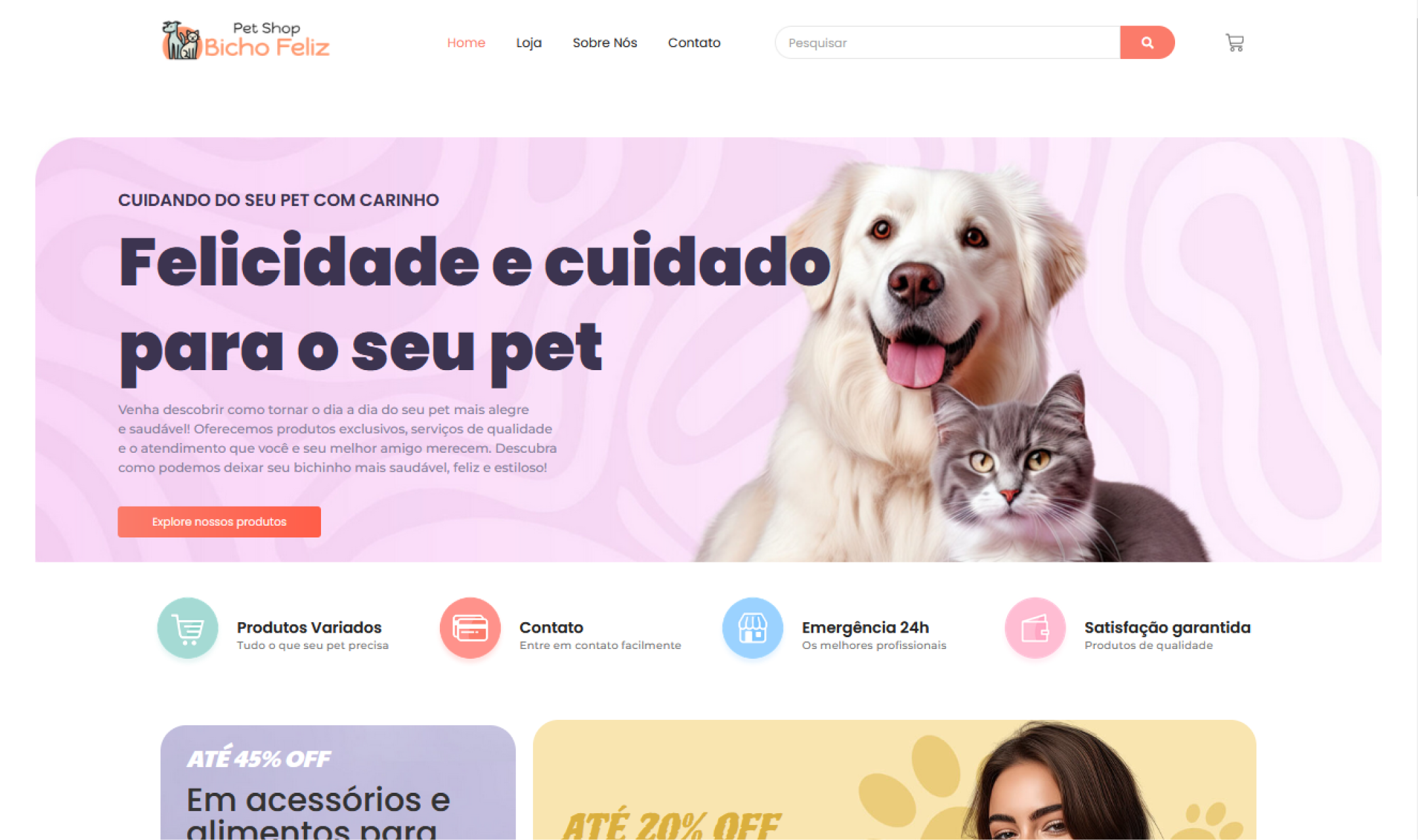 Portfólio 4 Pet Shop